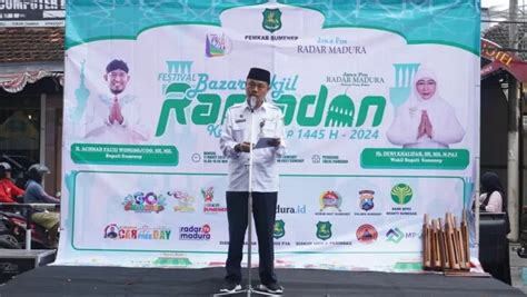 Bazar Takjil Ramadan Di Sumenep Resmi Dibuka Cakra Yudha Hankam