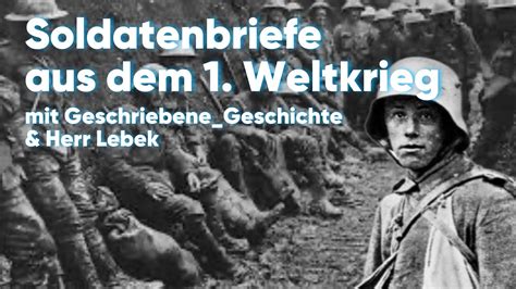 Soldatenbriefe Aus Dem Weltkrieg Mit Geschriebene Geschichte Herr