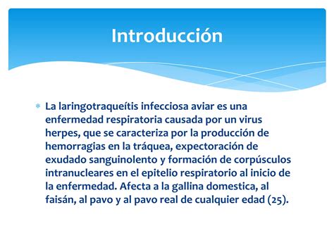 Laringotraqueitis Infecciosa Aviar Ppt