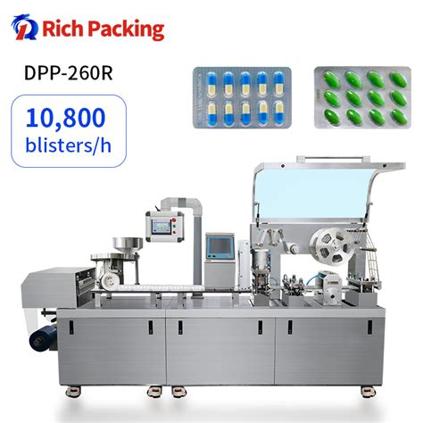 Dpp Series Automatic Packaging Flat Plate Alu Alu Alu Plastic Pill