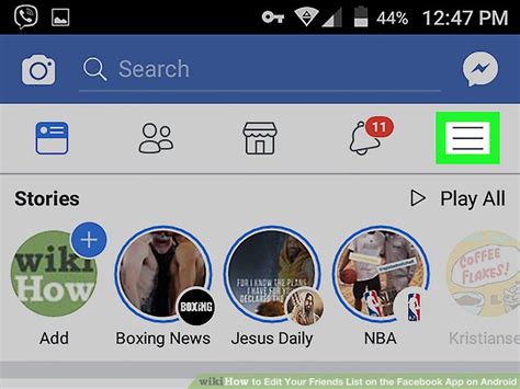 How To Edit Your Friends List On The Facebook App On Android