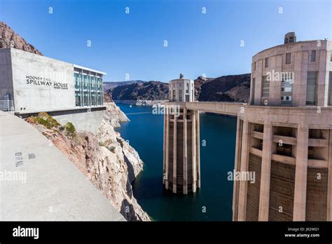 Hoover Damm Spillway Haus Veranstaltungszentrum Stockfotos Und Bilder