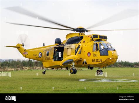 RAF Search And Rescue Westland Sea King HAR 3A Helicopter ZH540 Landing