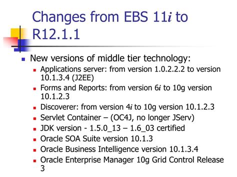 Ppt Get Ready For Ebs Release Tasks To Complete Now To Ease R