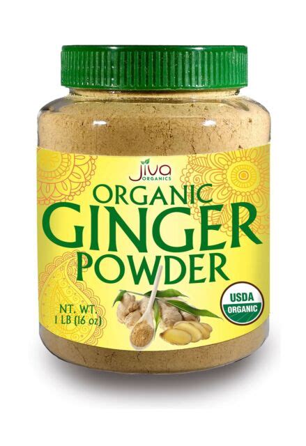 Organic Ginger Root Powder 1lb Bulk Non Gmo Cooking Baking Anti