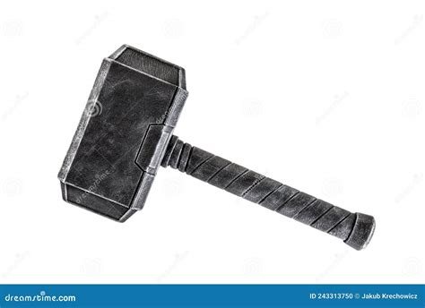 Hammer Of Thor Mjolnir Isolated On White Background The Mythical