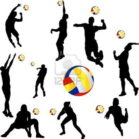 Volleyball Spike Silhouette | Free download on ClipArtMag