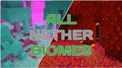 All Nether Biomes Of Minecraft With Names Must Watch Youtube