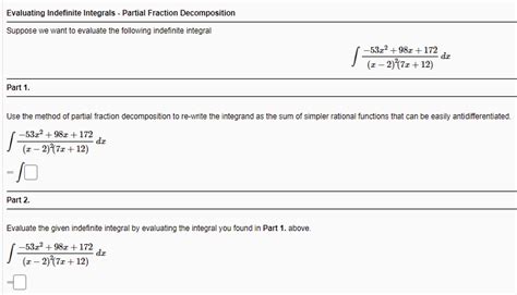 Answered Evaluating Indefinite Integrals  Bartleby