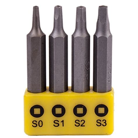 Tork Craft Screwdriver Bit Set Square Recess 4pce 50mm Sq0123 Shop