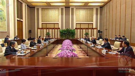 Chinas Senior Cpc Official Meets Komeito Delegation Of Japan