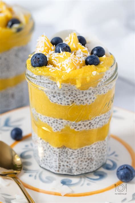 Pudding Chia Z Mango I Mleczkiem Kokosowym