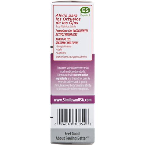 Similasan Stye Eye Relief Eye Drops 33 Fl Oz 033 Oz Shipt