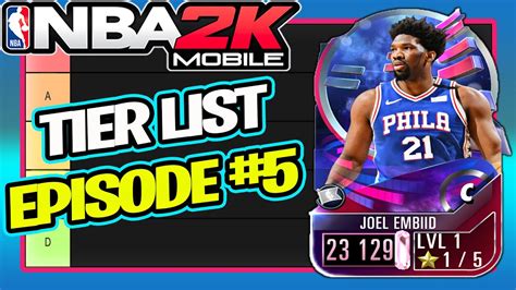 Nba K Mobile Best C Ranking Top Players Tier List Centers Youtube