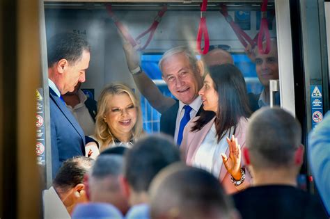 Netanyahu Inaugura El Metro Ligero En Tel Aviv