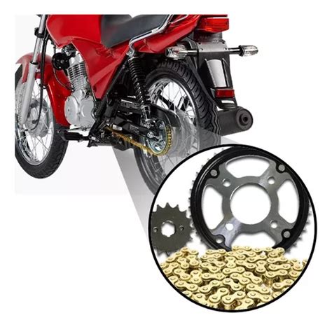 Kit Arrastre Sprocket Piñon Cadena Reforzada Cargo Gl 150 Meses sin