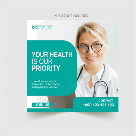 Premium Vector Health Care Social Media Post Design Template