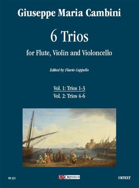 Giuseppe Maria G Cambini Trios Vol Fl Vl Vc P St