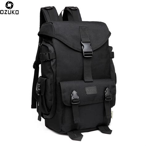 Ozuko Mochilas De Viaje Para Hombre Impermeable Oxford Gran