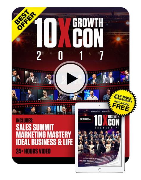 10x Growth Conference 2017 Official Recording Exclusive Transcript