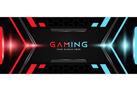 Gaming Banner Header Background Graphic by Artmr · Creative Fabrica