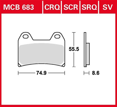 Bremsbelag TRW Sinter Street MV Agusta Brutale 800 RR ABS 15 16 Vorne