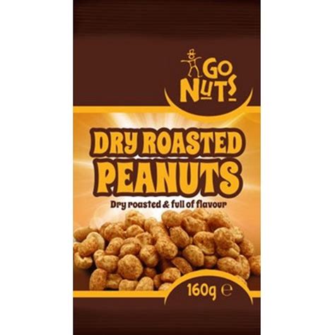 Go Nuts Dry Roasted Peanuts G Compare Prices Where To Buy