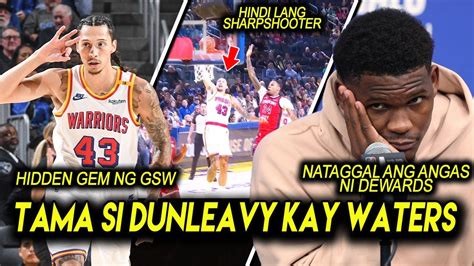 TAMA ANG SINABI NI DUNLEAVY KAY LINDY WATERS NA PROMOTE AGAD EDWARDS