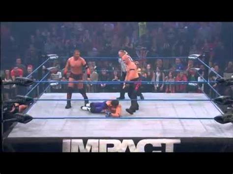 James Storm And AJ Styles Vs Kazarian And Christopher Daniels 11 29 12