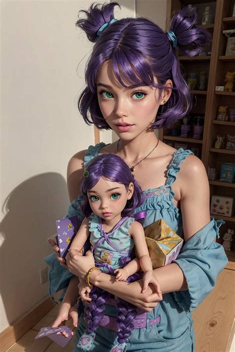 Lena LoRA with doll-in-giftbox LoRA by alisabadass on DeviantArt