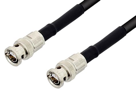 Bnc Twinax Plug To Bnc Twinax Plug Cable 1200 Inch Length Using 78 Ohm Rg108 Coax