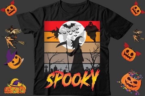 Spooky T Shirt Graphic By Creativesvg Files · Creative Fabrica