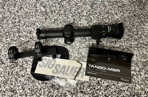 Affordable Tactical Glass Sig Tango Msr Rifle Scope With Mount