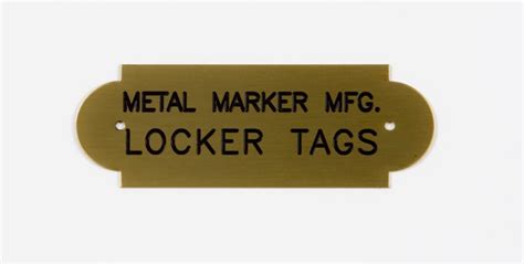 Metal Identification Tags | Metal ID Tags | Metal Marker Mfg