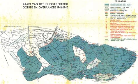 Kaart Van Het Inundatiegebied Goeree En Overflakkee