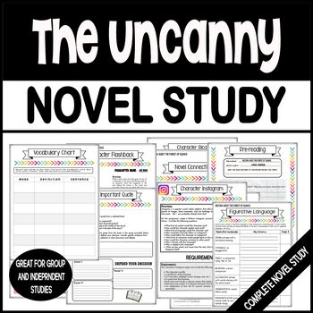 The Uncanny By Sigmund Freud Novel Study Complete By Jenna Water Teachers