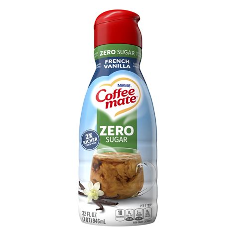 Zero Sugar French Vanilla Flavor Creamer 32 oz. | Official Coffee mate®