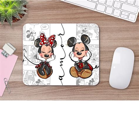 Mickey And Minnie Mouse Pad Disney Mousepad T For Mom Friend