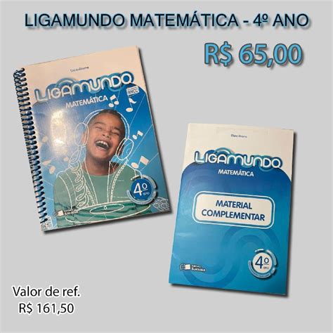 Ligamundo Matemática 4º Ano Item Infantil Editora Saraiva Usado