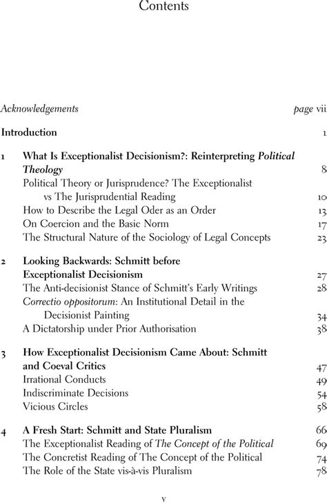 Contents Carl Schmitts Institutional Theory