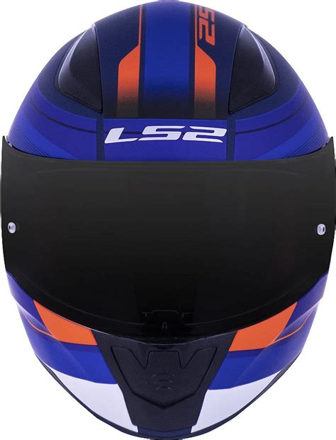 Capacete Ls2 FF353 Slide Azul Vermelho Fosco Moto X Wear Loja Ideal