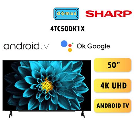 Sharp Aquos K Uhd Android Tv Tc Dk X Shopee Malaysia