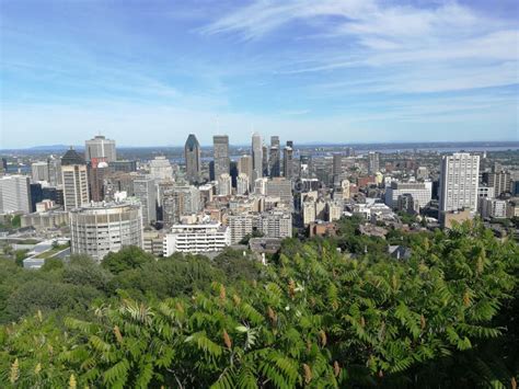 Montreal skyline editorial photo. Image of clouds, panoramic - 120332711