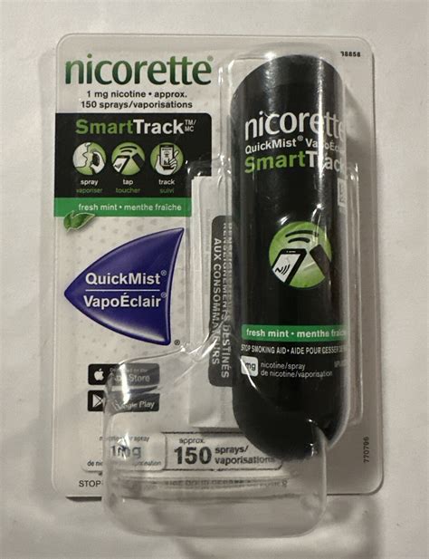 Nicorette Quickmist Smarttrack Sprays Mg Quit Smoking Aids Exp