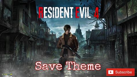 Resident Evil 4 Remake Save Theme Soundtrack Youtube