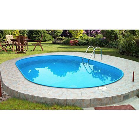 Stahlwandbecken Set Fidji rund ø 3 50m x 1 20m All Inklusive Set Pool