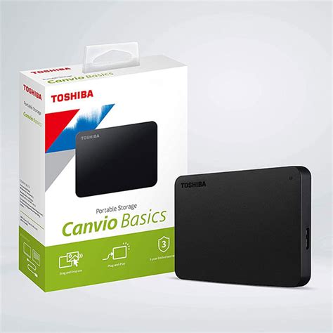 Toshiba Hdtb Ak Aa Tb Canvio Basics Usb Black External Hdd