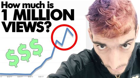 HOW MUCH MONEY I MADE FROM 1 MILLION VIEWS YouTube