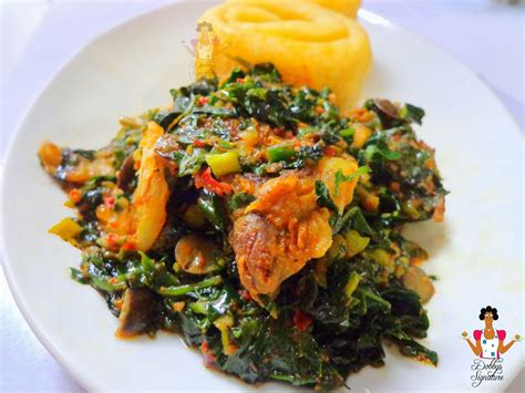 Vegetable Soup Efo Riro Recipe Dobby S Signature