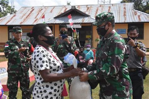 Sambut Hut Tni Ke 75 Korem 174 Merauke Gelar Bakti Sosial Pena Bali